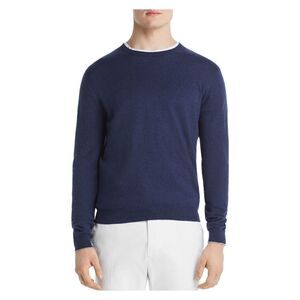 NWT DYLAN GRAY Mens Navy Crew Neck Shirt S